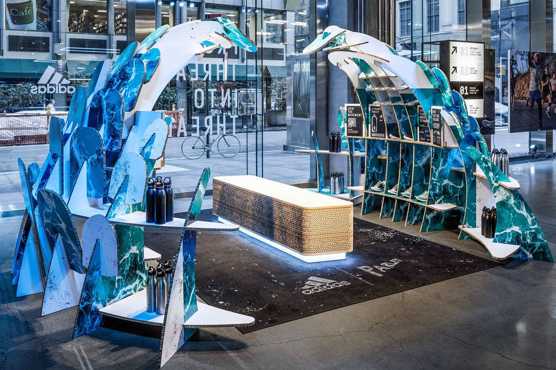 adidas parley partnership storefront