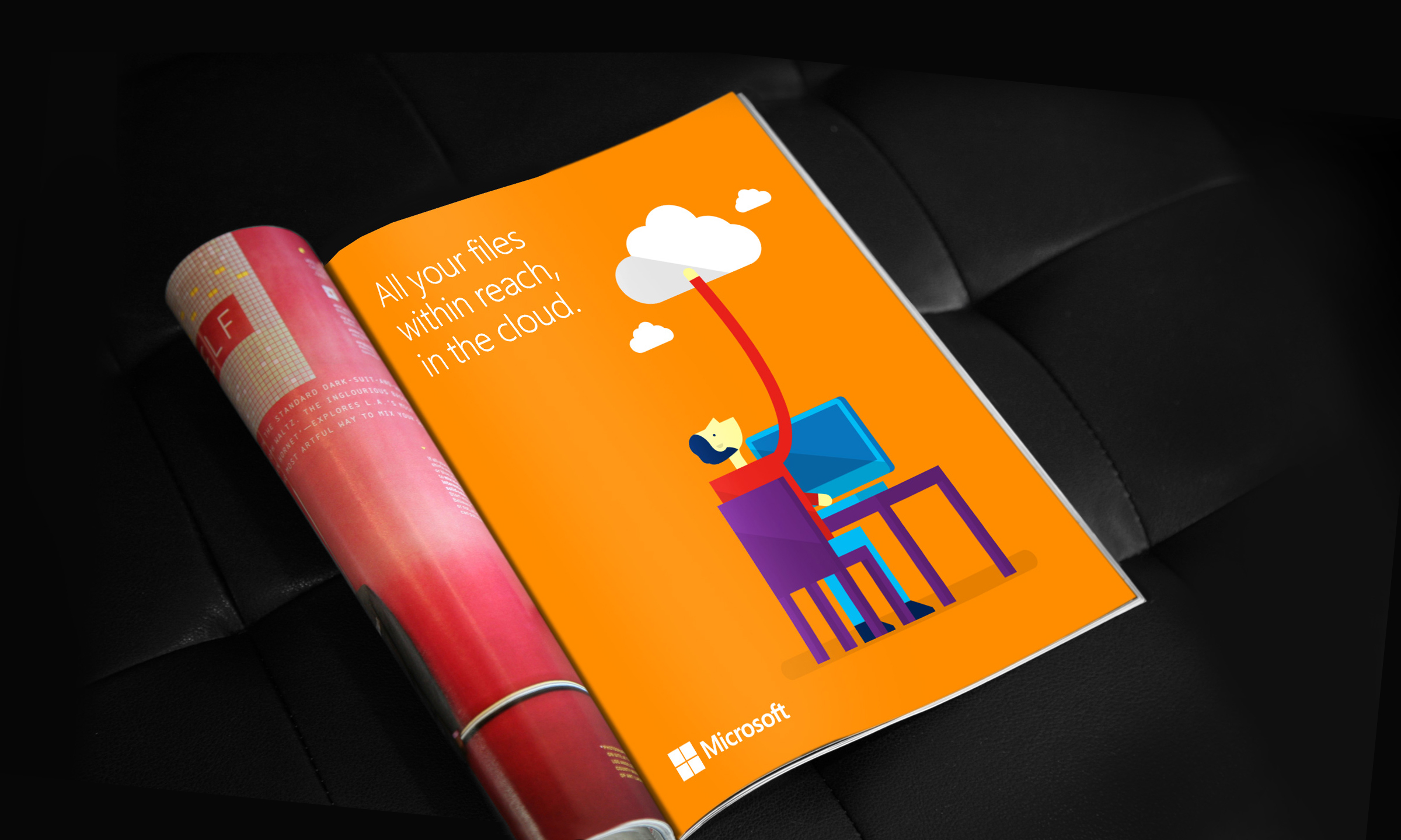 Microsoft brand illustraion